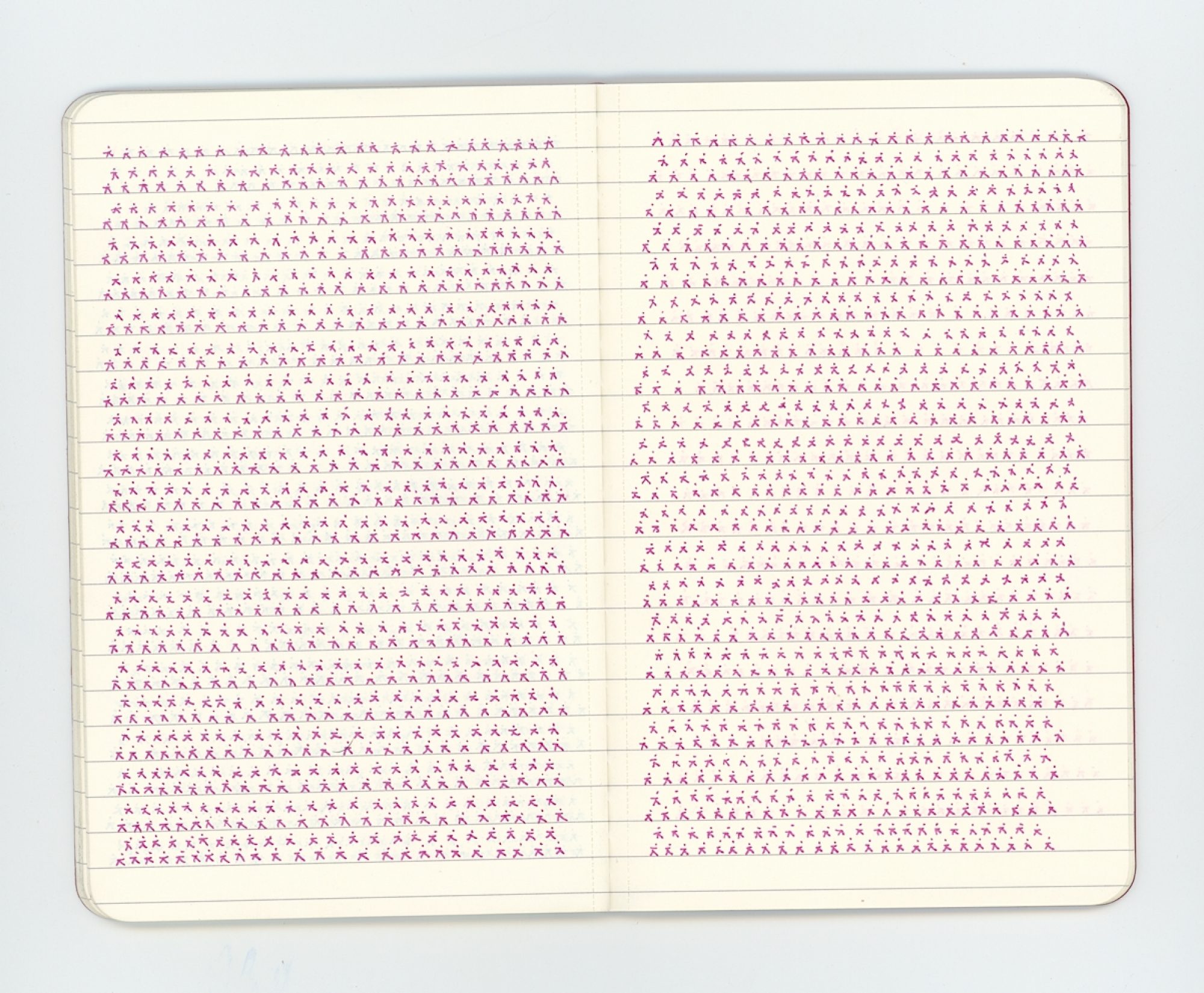 Doble página de cuaderno de trabajo (Del símbolo al signo)