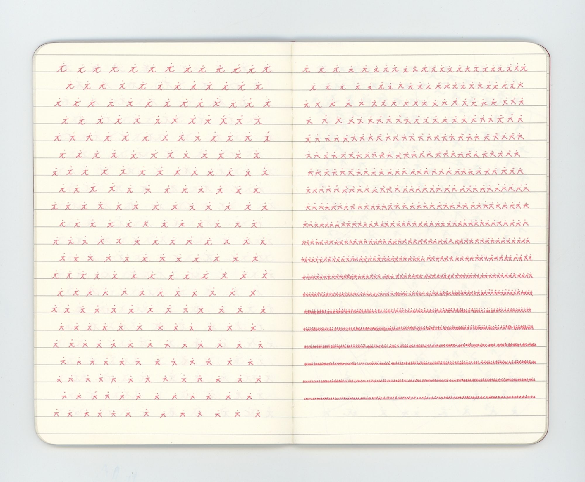 Doble página de cuaderno de trabajo (Del símbolo al signo)