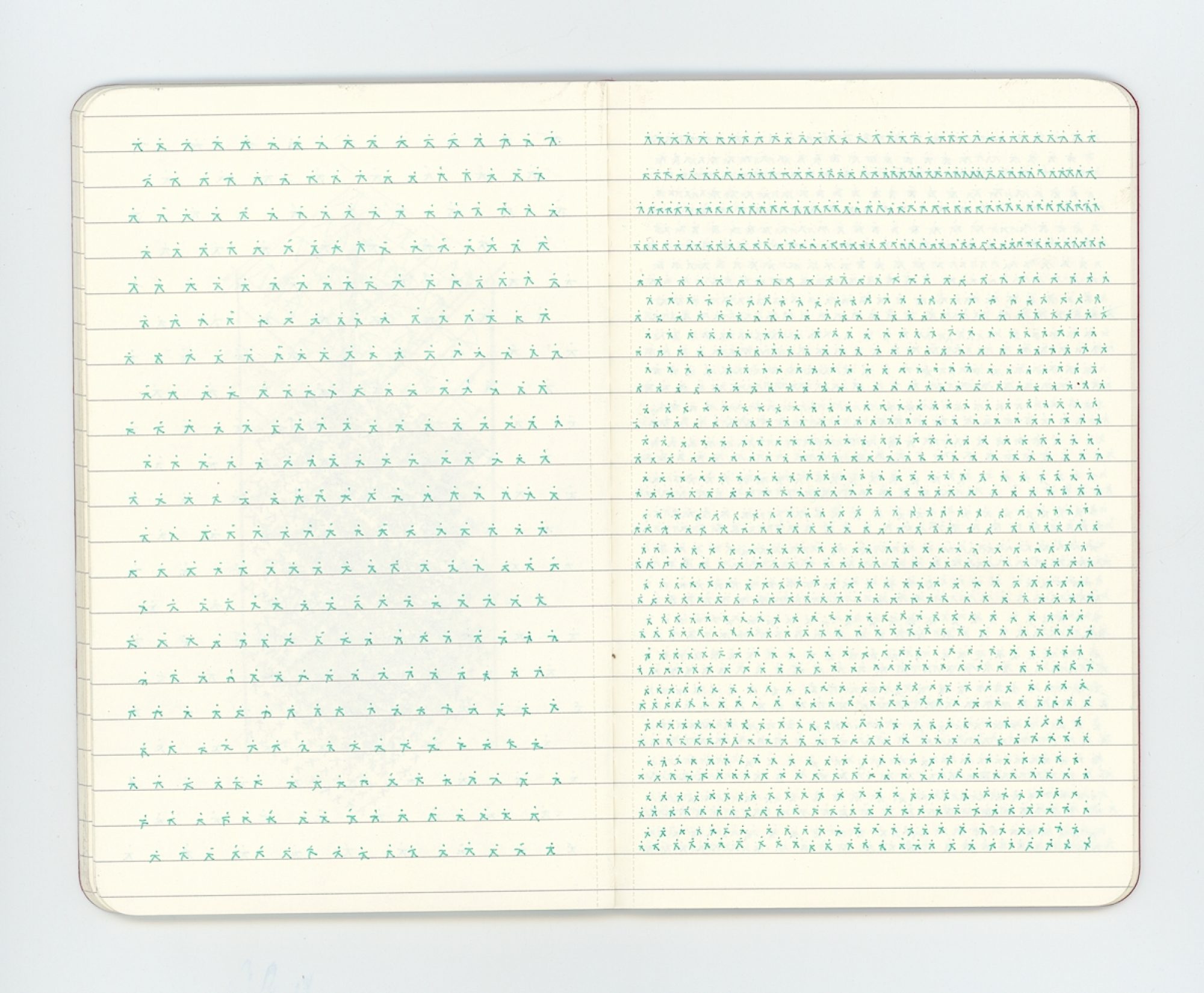 Doble página de cuaderno de trabajo (Del símbolo al signo)